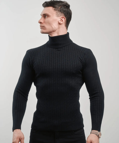 ALVANO RIBBED TURTLENECK ALVANO