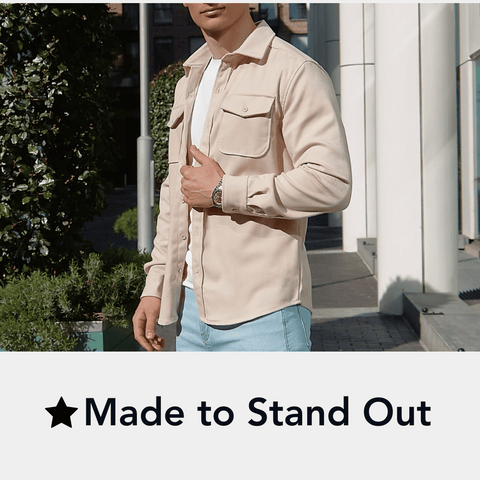 Luxury-level fabric made to stand out naturally.