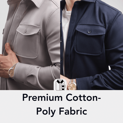 A smooth, weighted fabric that keeps you comfortable and looking sharp.
