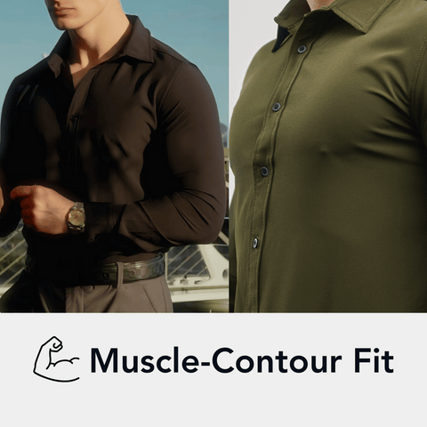 Designed to contour your build with a flexible stretch that moves with you.