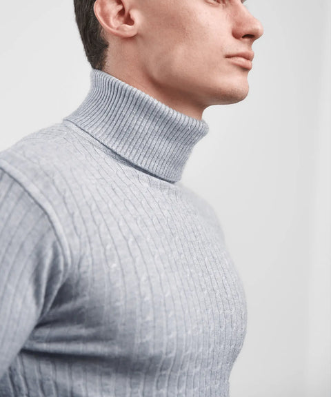 ALVANO RIBBED TURTLENECK ALVANO