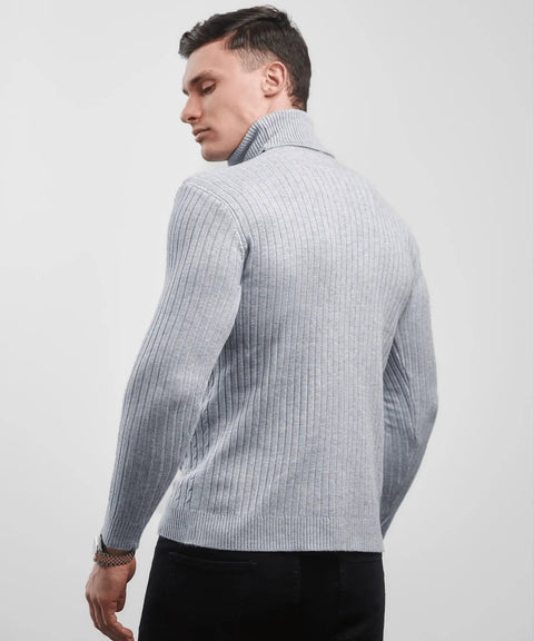 ALVANO RIBBED TURTLENECK ALVANO