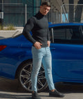ALVANO RIBBED TURTLENECK ALVANO